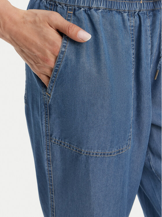Olsen Olsen Spodnie materiałowe 14001890 Niebieski Regular Fit