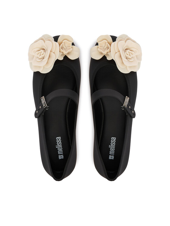 Melissa Melissa Baleríny Melissa Soft Ballerina Petals Ad 37820 Černá