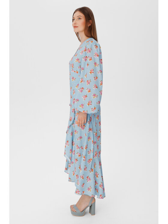 LAURELLA LAURELLA Každodenné šaty 4SS016 Modrá Regular Fit