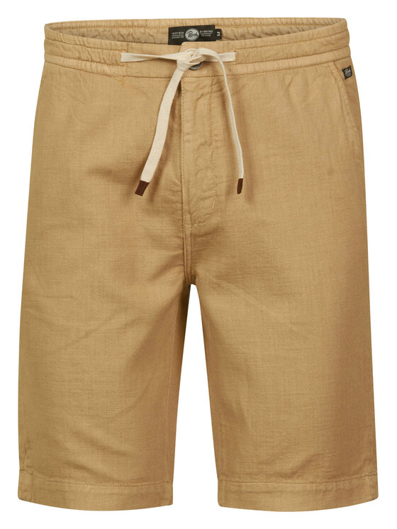 Petrol Industries Petrol Industries Pantaloncini di tessuto M-1030-SHO538 Beige Regular Fit