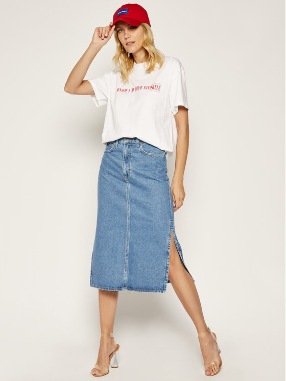 Lee Lee Gonna di jeans Thelma L38EGAZE 112108145 Blu Regular Fit