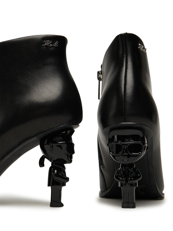 KARL LAGERFELD KARL LAGERFELD Боти Nft Heel Zip KL39135 Черен