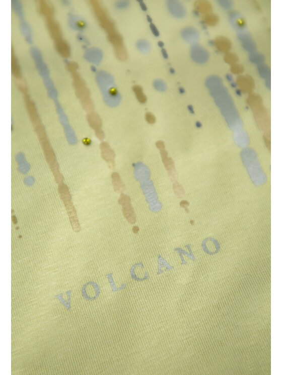Volcano Volcano T-Shirt T-SEAR Zielony Regular Fit