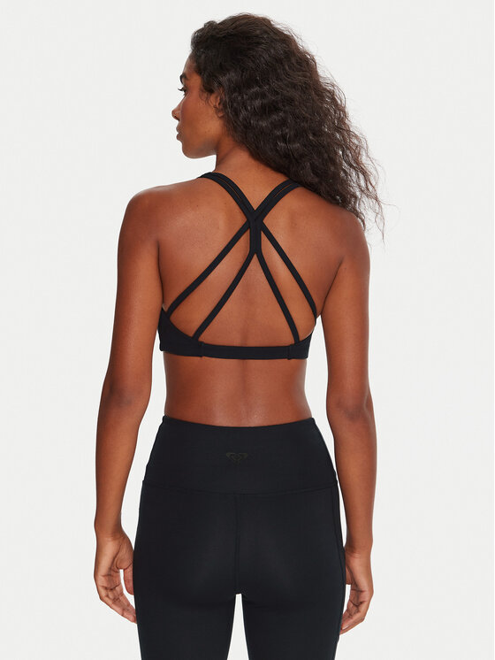 Roxy Roxy Sport-BH Heart Into It ERJKT04359 Schwarz