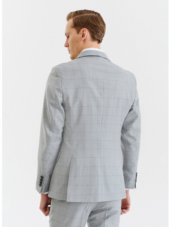 Pako Lorente Pako Lorente Garnitur P23SP-4G-015 Szary Slim Fit