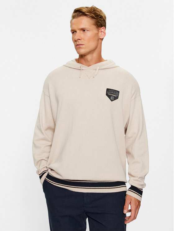 Armani Exchange Sveter 6RZM2A ZM3FZ 1934 Béžová Regular Fit