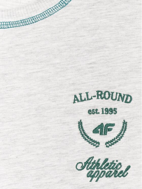 4F 4F T-shirt 4FRSS25TTSHF2979-26M Grigio Oversize