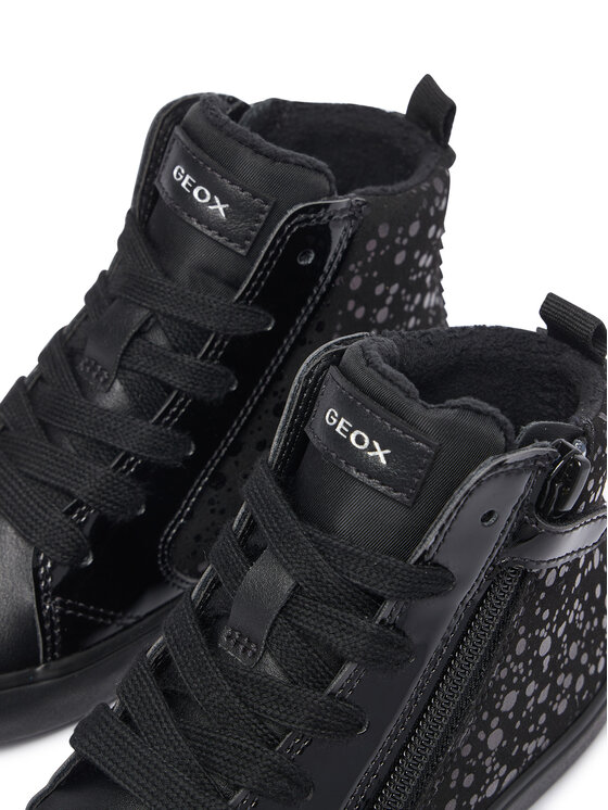 Geox Geox Sneakersy J Gisli Girl J664ND 0AU02 C9999 M Čierna