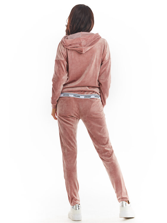 Awama Awama Dámské kalhoty A372 Růžová Basic Fit