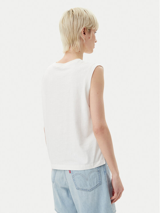 Levi's® Levi's® Bluse Graphic 001MW-0000 Weiß Standard Fit