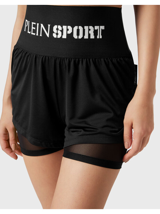 Plein Sport Plein Sport Szorty 3981 Czarny Active Fit