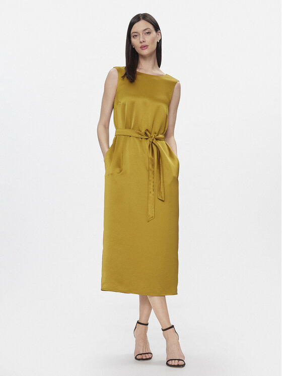 Weekend Max Mara Weekend Max Mara Vestito da giorno Baiardo 2415221021 Giallo Regular Fit