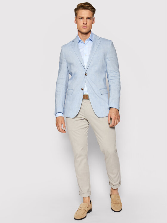Camicia MCR37 Blu Regular Fit