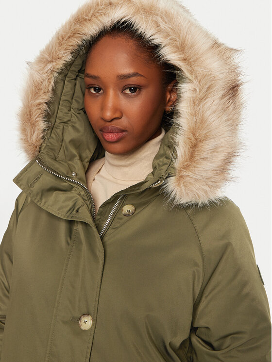 Tommy Hilfiger Tommy Hilfiger Übergangsjacke WW0WW42744 Khakifarben Regular Fit