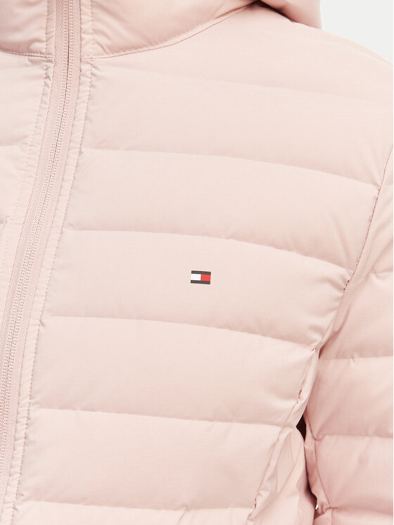 Tommy Hilfiger Tommy Hilfiger Bunda pro přechodné období WW0WW47753 Světle růžová Slim Fit