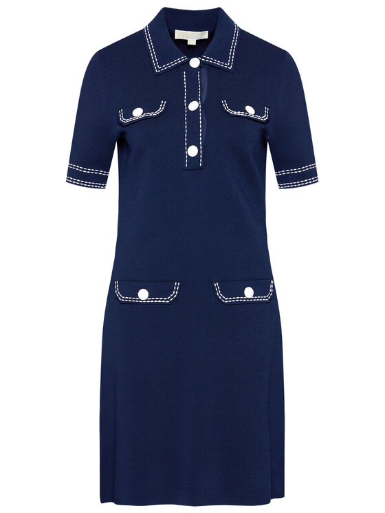 MICHAEL Michael Kors MICHAEL Michael Kors Vestito di maglia MS1802VBVC Blu scuro Regular Fit