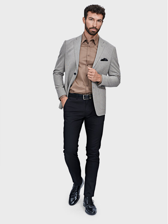 Evenemen Evenemen Marynarka PALLADINO Szary Slim Fit