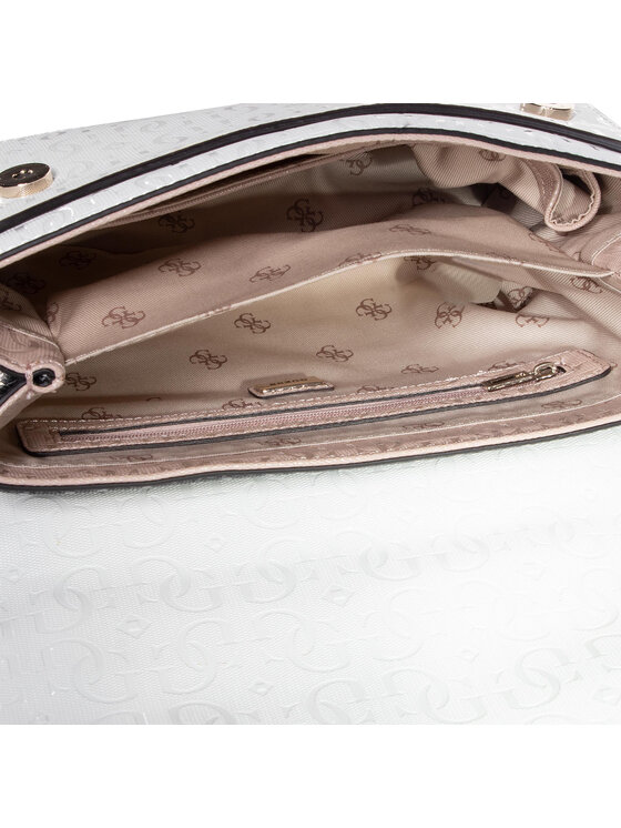 Guess Guess Дамска чанта Chic Shine (SG) HWSG77 46200 Бял