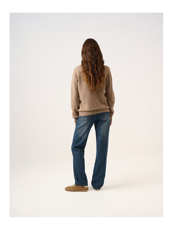 La Mania La Mania Maglione MELLOW Beige Classic Fit