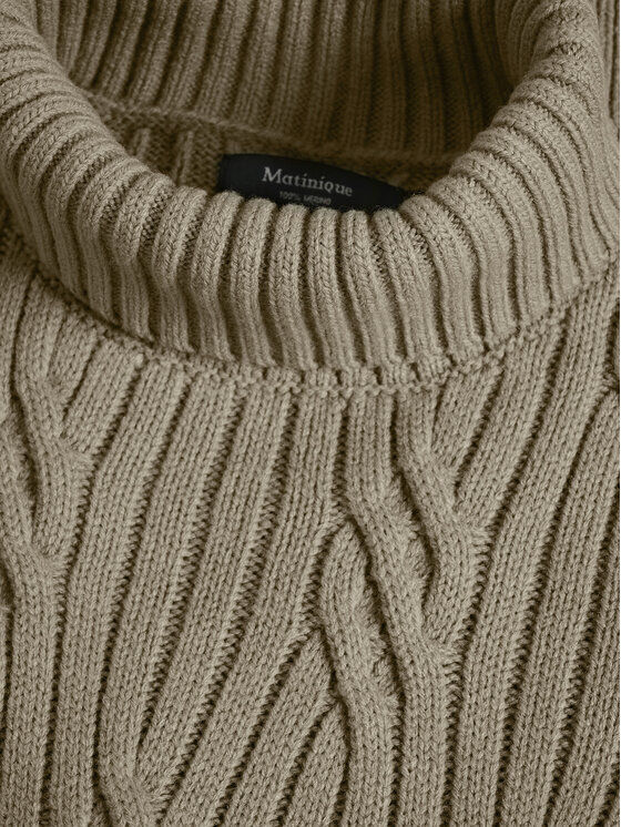 Matinique Matinique Гольф Roll 30207484 Коричневий Regular Fit