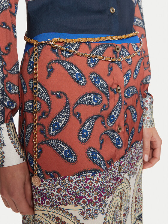 Guess Guess Košilové šaty Floriane W4BK90 WFQM2 Barevná Regular Fit