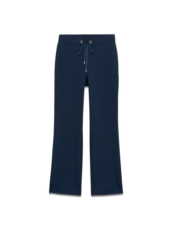 Oltre Oltre Pantaloni di tessuto P811J002241N034 Blu Baggy Fit