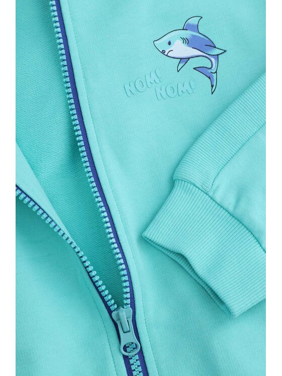 Coccodrillo Coccodrillo Mikina WC5132401IBK-013 Tyrkysová Regular Fit