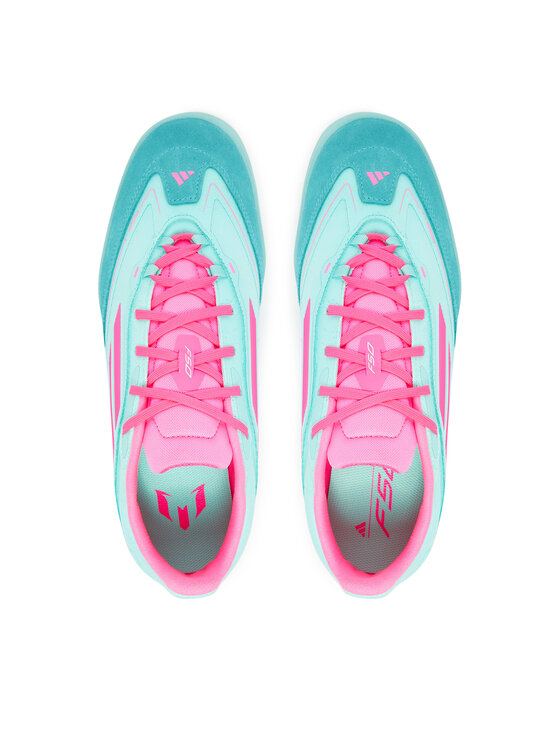 adidas adidas Buty do piłki nożnej F50 Messi Freestyle Indoor JH8831 Turkusowy