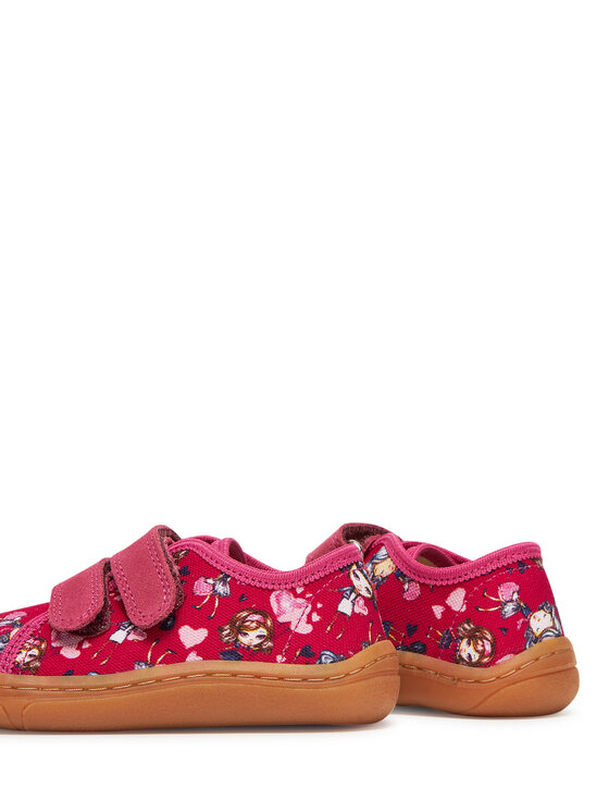 Froddo Froddo Papuče Barefoot Canvas G1700379-32 M Ružičasta