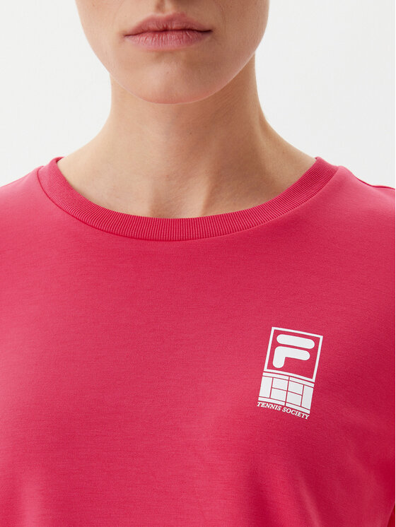 Fila Fila T-shirt Lisakovsk FAW1044 Ružičasta Loose Fit