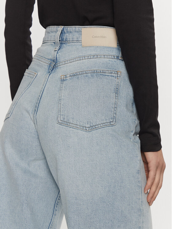 Calvin Klein Calvin Klein Blugi K20K208023 Albastru Wide Leg