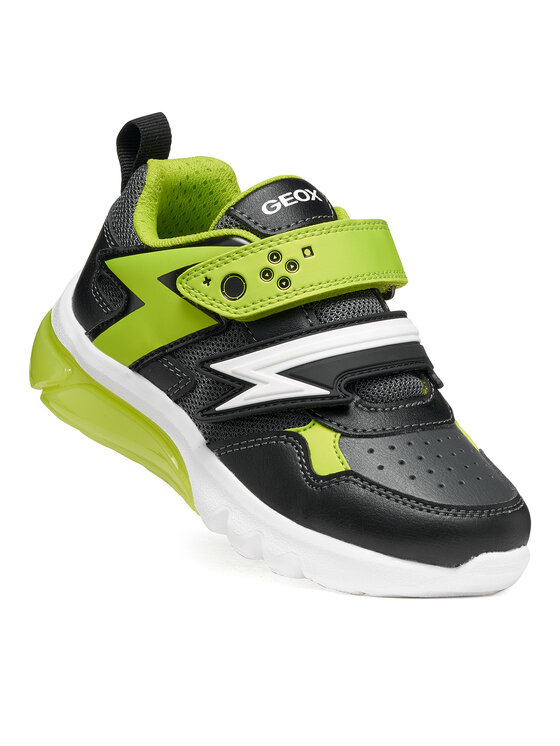 Geox Geox Сникърси J Ciberdron Boy J66LBB 0BC14 C0802 M Черен