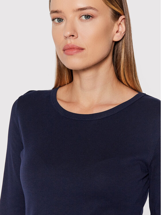 United Colors Of Benetton United Colors Of Benetton Blúz 3GA2E16F9 Sötétkék Regular Fit