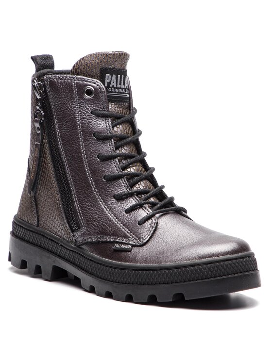 Palladium Palladium Туристически oбувки Pallabosse Hi Zip 95941-020-M Сив