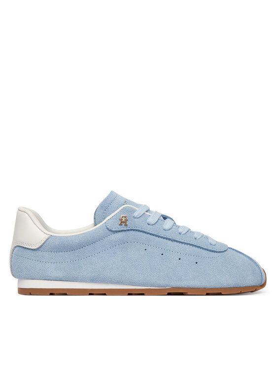 Tommy Hilfiger Tommy Hilfiger Sportcipők Th Bella Low Runner Suede FW0FW09189 Kék