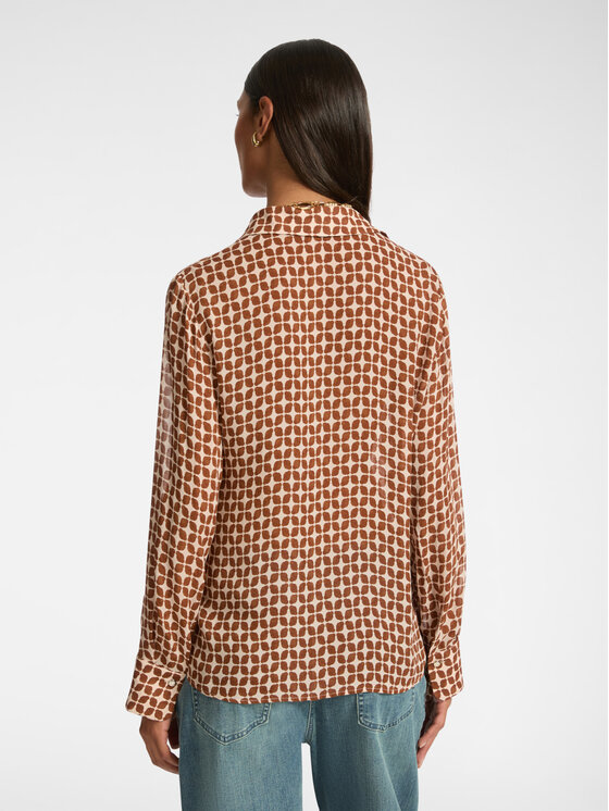 Elena Mirò Elena Mirò Camicia 5164P000228N001 Marrone Regular Fit