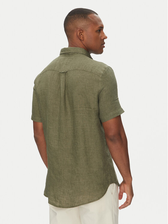Tommy Hilfiger Tommy Hilfiger Cămașă MW0MW35207 Verde Regular Fit