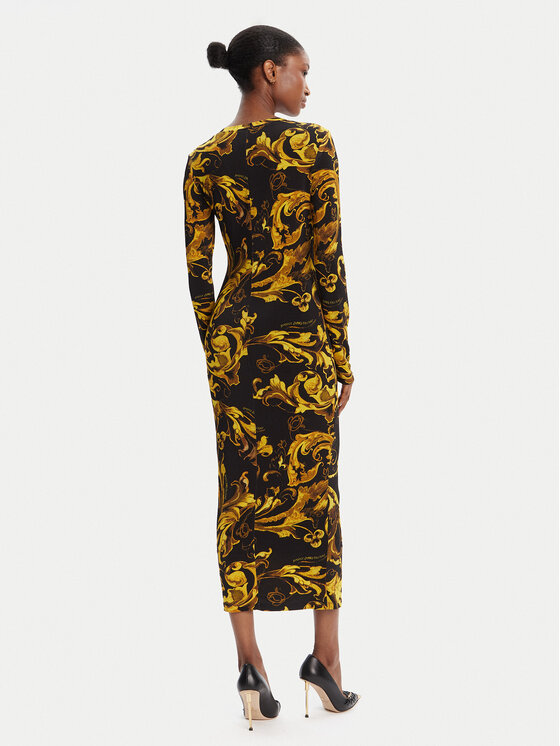 Versace Jeans Couture Versace Jeans Couture Vsakodnevna obleka 79HAO920 JS500 Črna Slim Fit