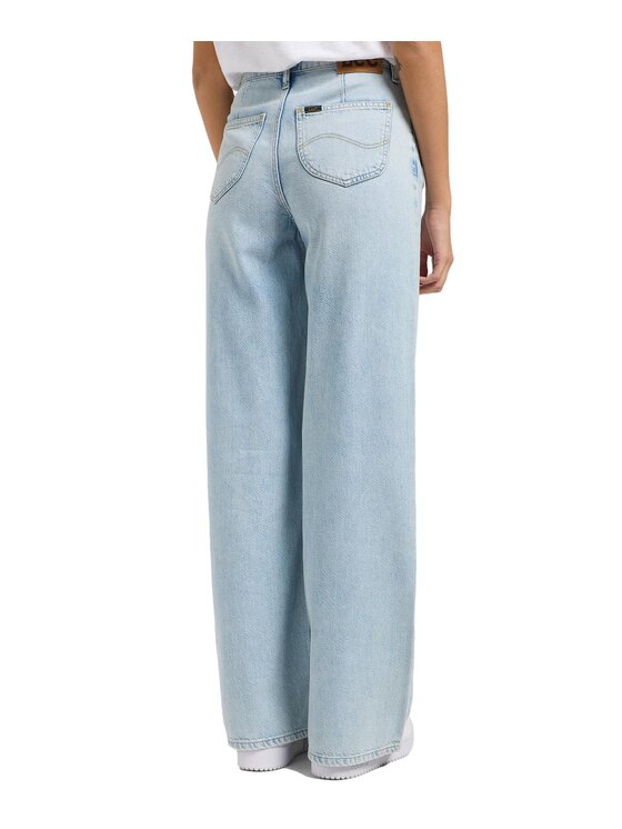 Lee Lee Jeansy 112363521 Niebieski Relaxed Fit