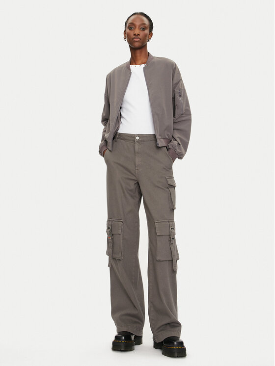 Noisy May Noisy May Geacă bomber Kirby 27028805 Gri Regular Fit