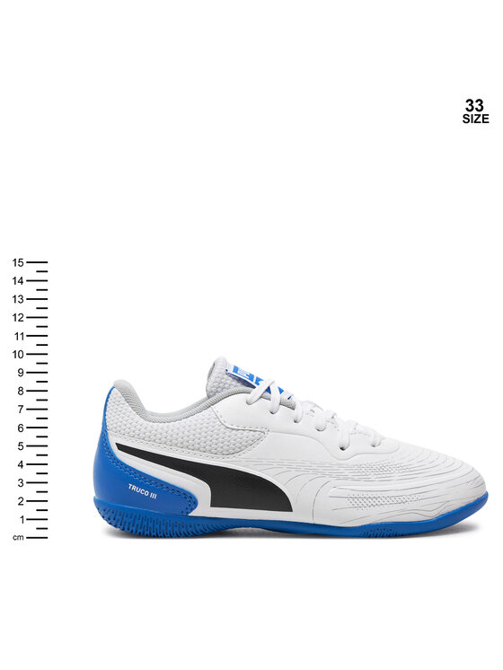 Puma Puma Ghete pentru fotbal Truco III Jr 107980 Alb
