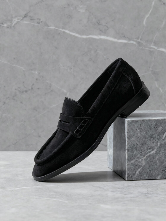 GINO ROSSI Gino Rossi Loaferke EO-MANU-2550LM Črna