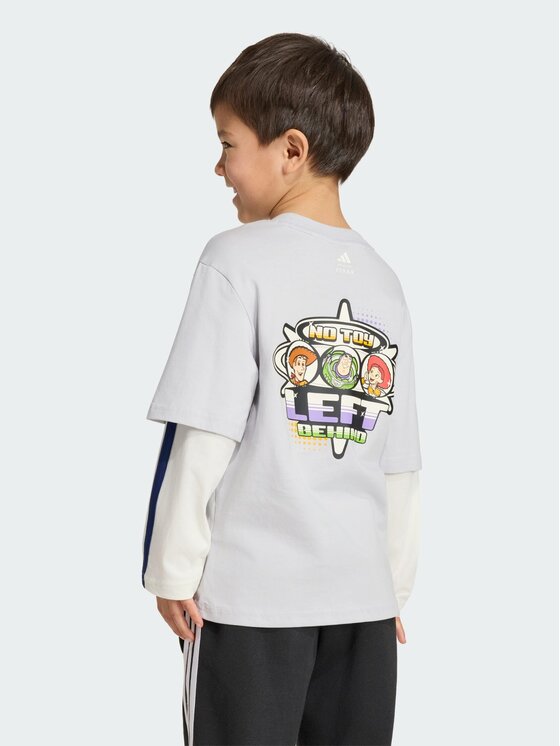 adidas adidas Bluzka Adidas Pixar Toy Story T-Shirt KS3945 Szary Loose Fit