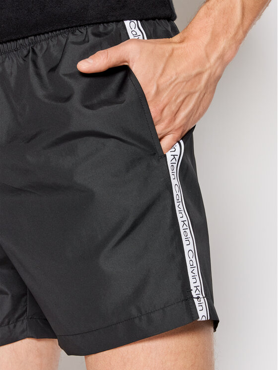 Calvin Klein Swimwear Calvin Klein Swimwear Pantaloncini da bagno Medium Drawstringnos KM0KM00741 Nero Regular Fit