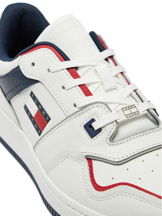 Tommy Hilfiger Tommy Hilfiger Snīkeri Retro Basket EM0EM01463 Balts