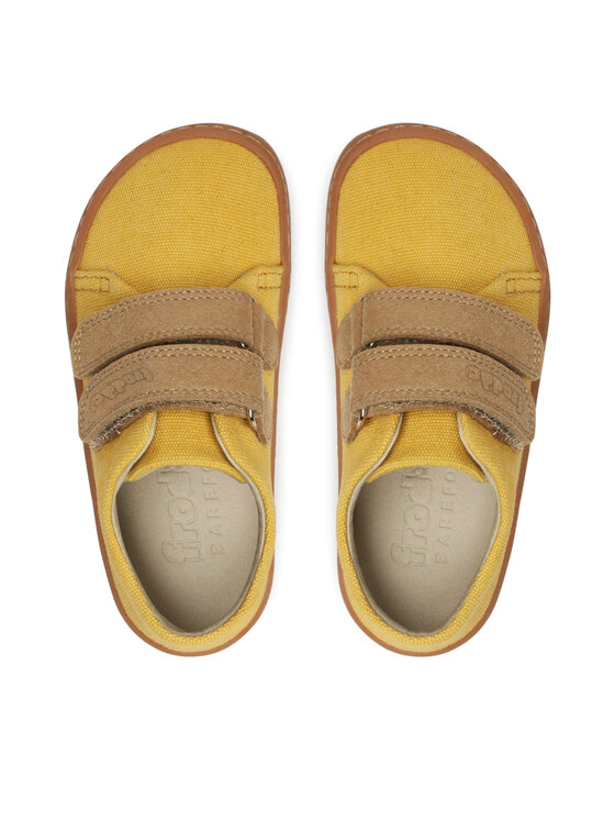 Froddo Froddo Superge Barefoot Vegan Velcro G3130229-6 Rumena