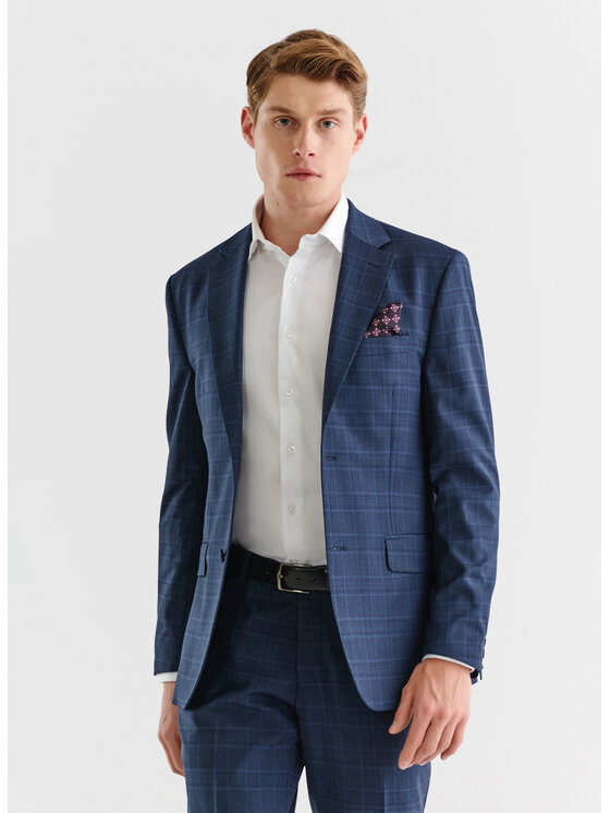 Pako Lorente Pako Lorente Marynarka P23SF-3G-010 Granatowy Slim Fit