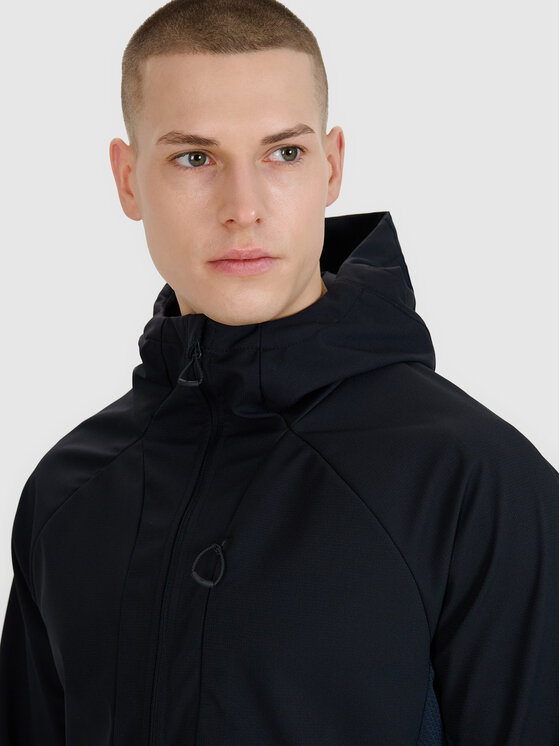 4F 4F Kurtka wielofunkcyjna HALNY Czarny Regular Fit