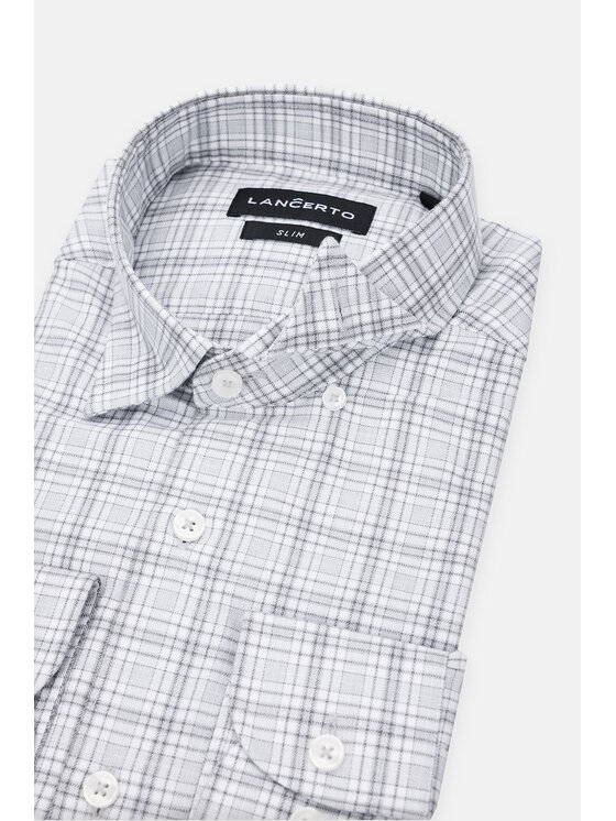Lancerto Lancerto Koszula Irma KO073222000024 Biały Slim Fit