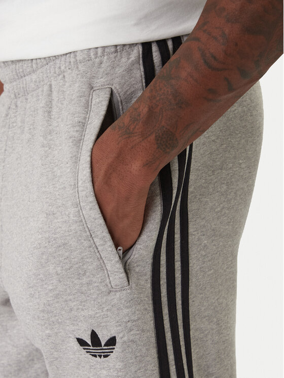adidas adidas Spodnie dresowe 3-Stripes KE2428 Szary Slim Fit